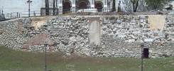 Fragmento de la muralla árabe de Madrid